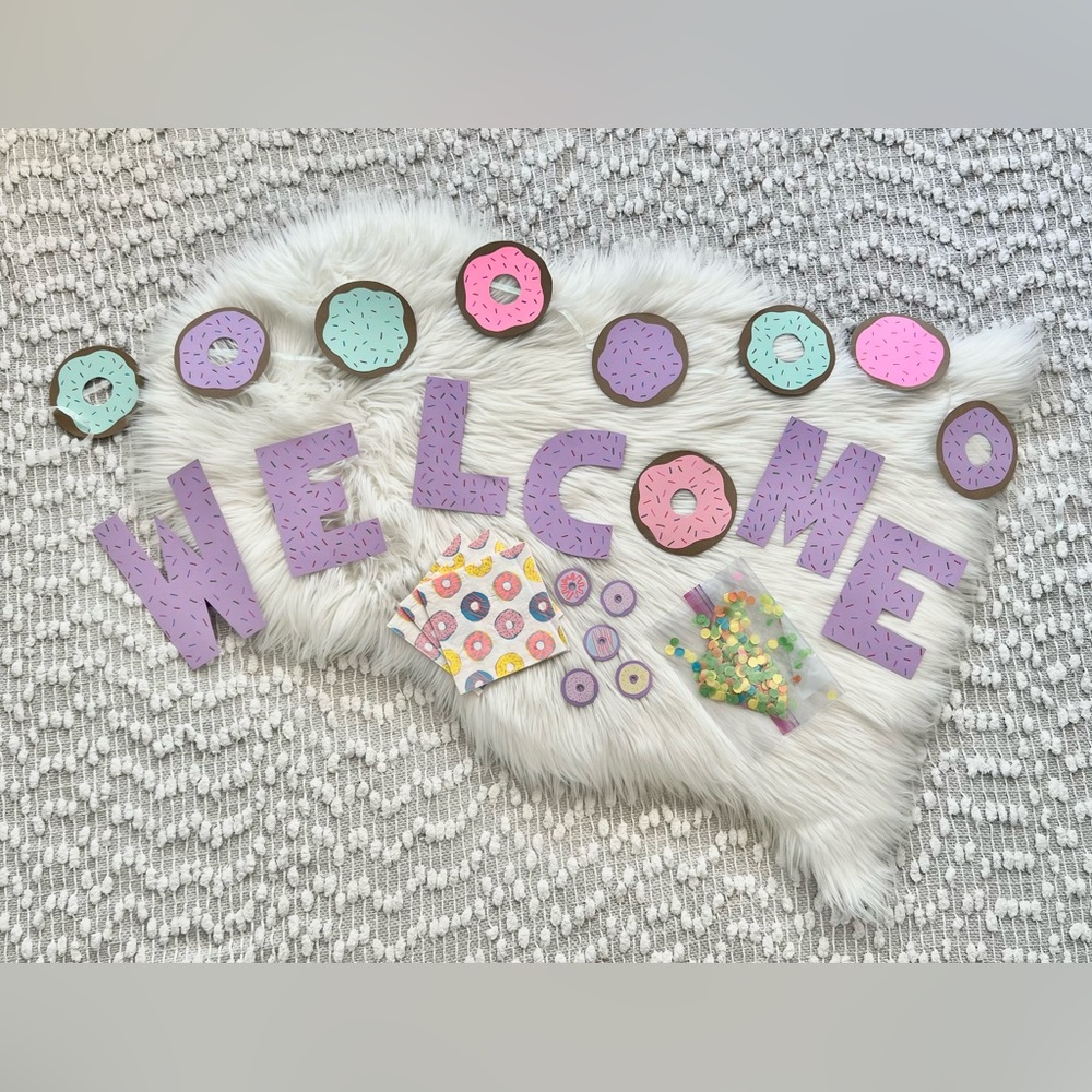 Donut theme party decor